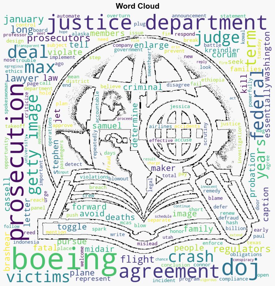 DOJ says Boeing broke deal that avoided prosecution after 2 fatal 737 Max crashes - NPR - Image 1