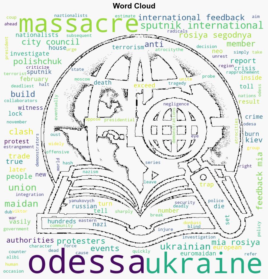 Death Toll in 2014 Odessa Massacre Exceeds Reported Numbers ExOdessa City Council Member - Sputnikglobe.com - Image 1