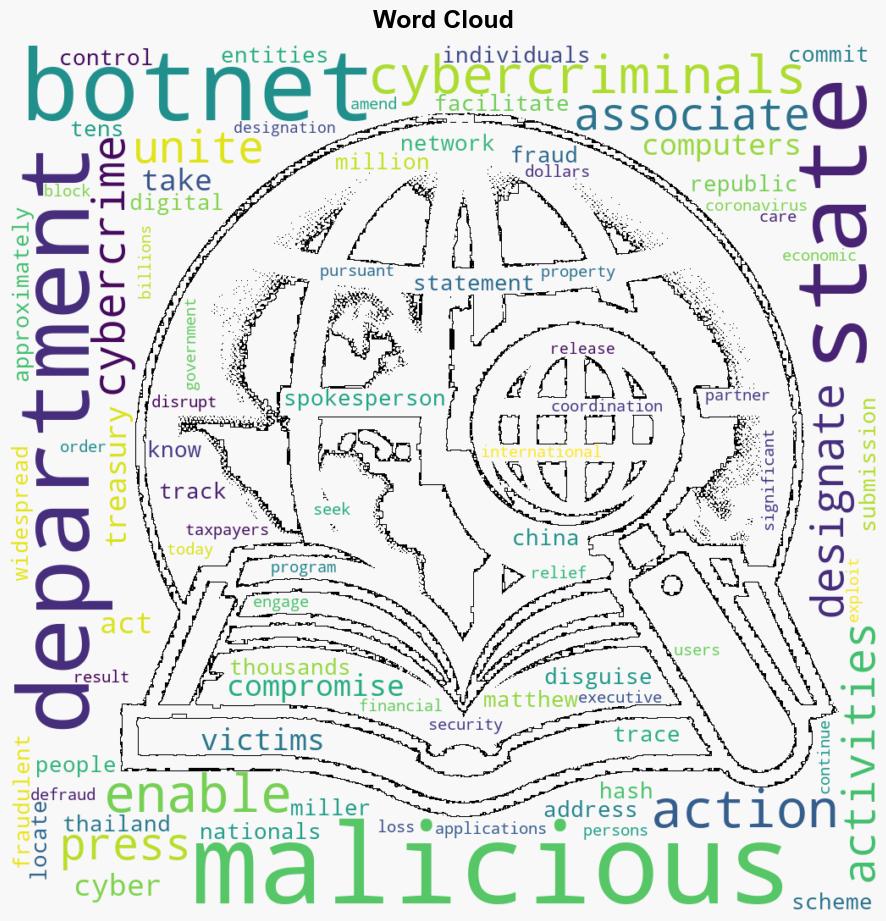 Designating Cybercrime Network Associated with 911 S5 Malicious Botnet - Globalsecurity.org - Image 1