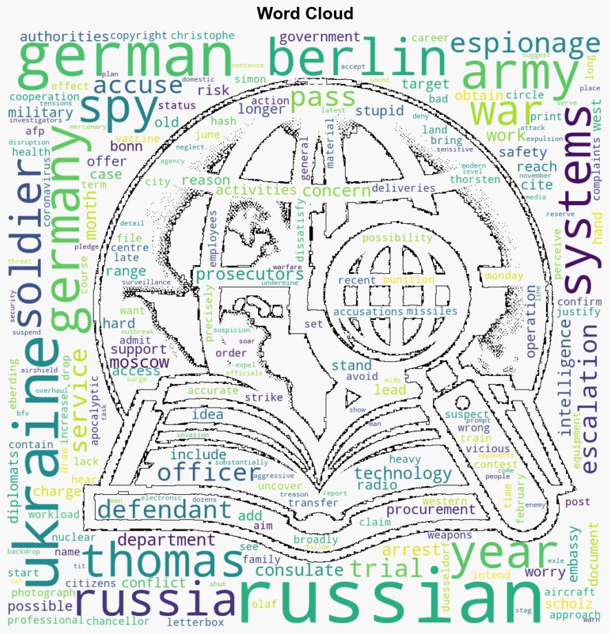 German exsoldier admits spying for Russia as trial opens - Digital Journal - Image 1