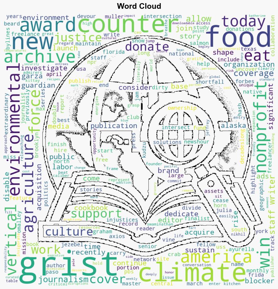 Grist acquires The Counter and launches food and agriculture vertical - Grist - Image 1