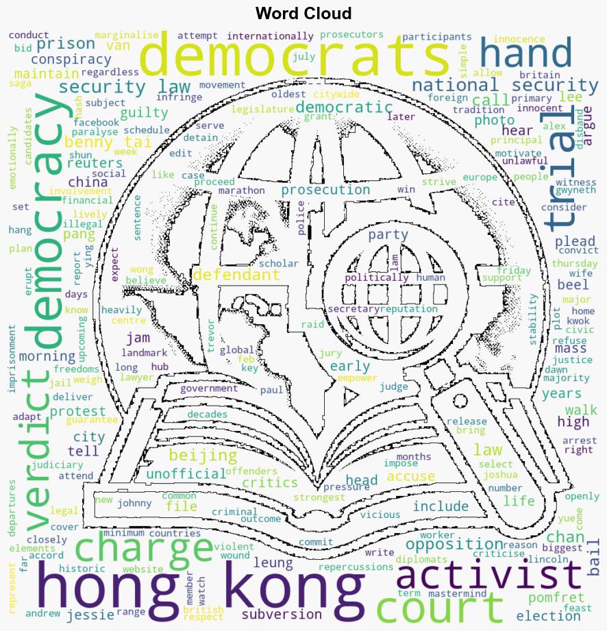 Hong Kong democrats brace for landmark verdict after lengthy legal battle - Yahoo Entertainment - Image 1