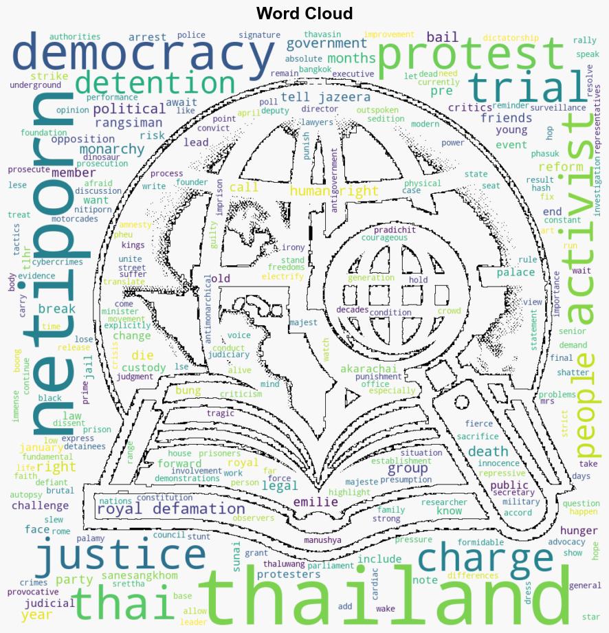 Hunger striking democracy and royal reform activist dies in Thai prison - Al Jazeera English - Image 1