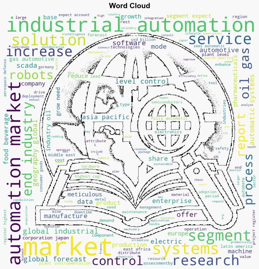 Industrial Automation Market to be Worth 36805 Billion by 2031 Exclusive Report by Meticulous Research - PR Newswire UK - Image 1