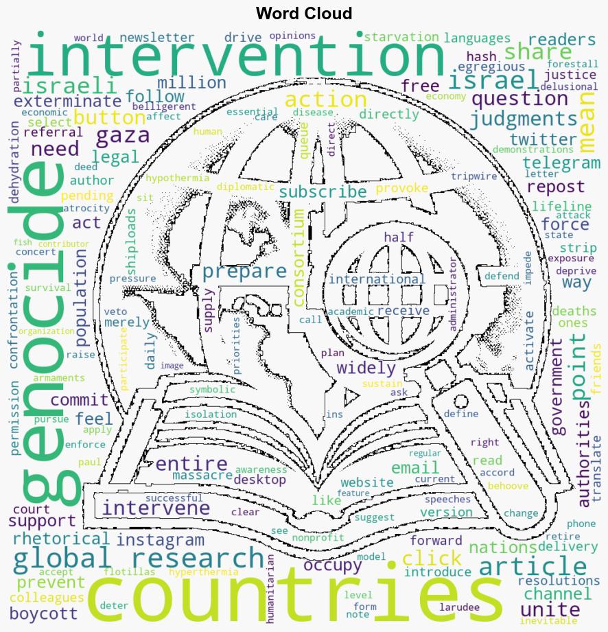 Intervention in Gaza Can Israel Exterminate the Entire Population Without Anyone Stopping Them - Globalresearch.ca - Image 1