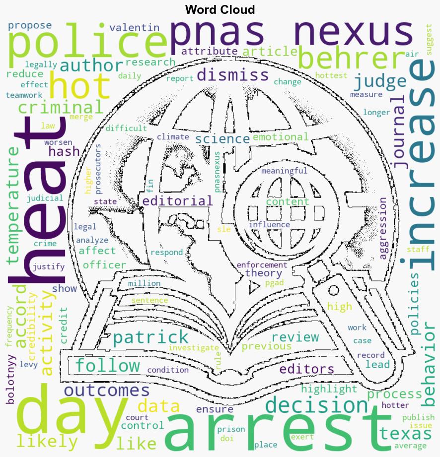 Investigating heats effects on the decisionmaking of police and judges - Phys.Org - Image 1