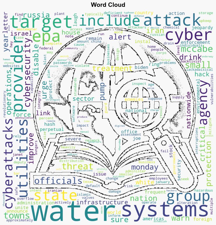 JUST IN Environmental Protection Agency Warns Of Major Cyberattacks To US Water Systems - Thegatewaypundit.com - Image 1