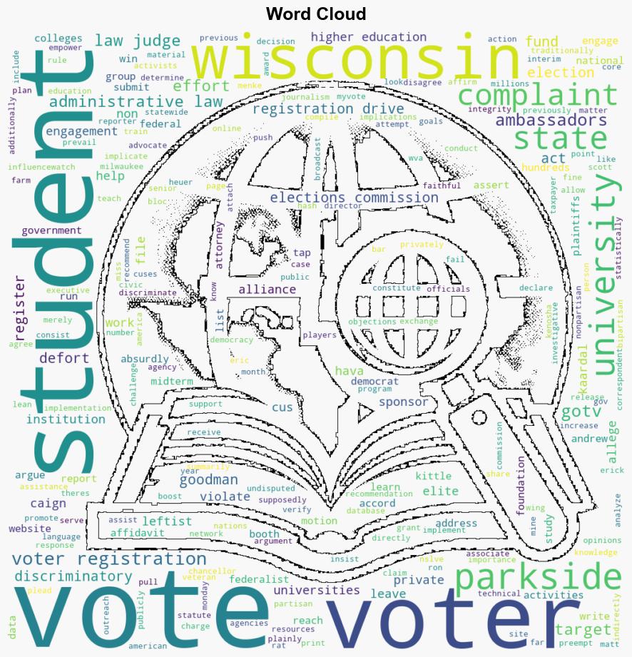 Judge Sees Nothing Wrong With Leftist Voter Drives On Wisconsin College Campus - The Federalist - Image 1