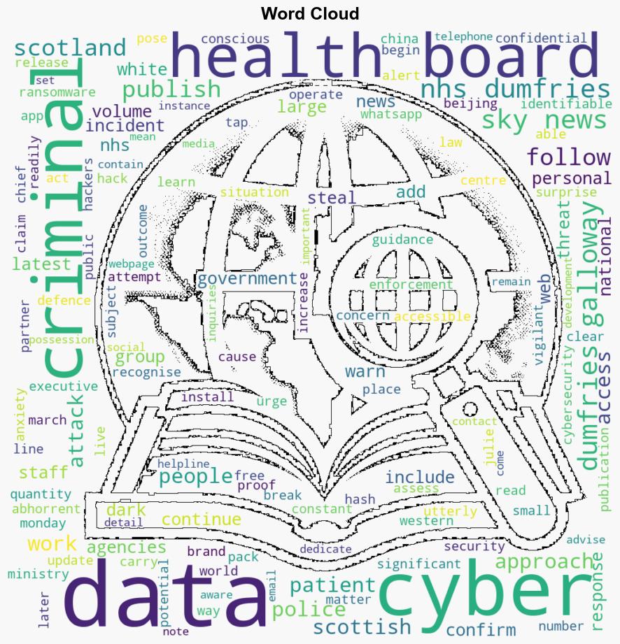 Large volume of NHS data stolen in cyber attack published on dark web - Sky.com - Image 1