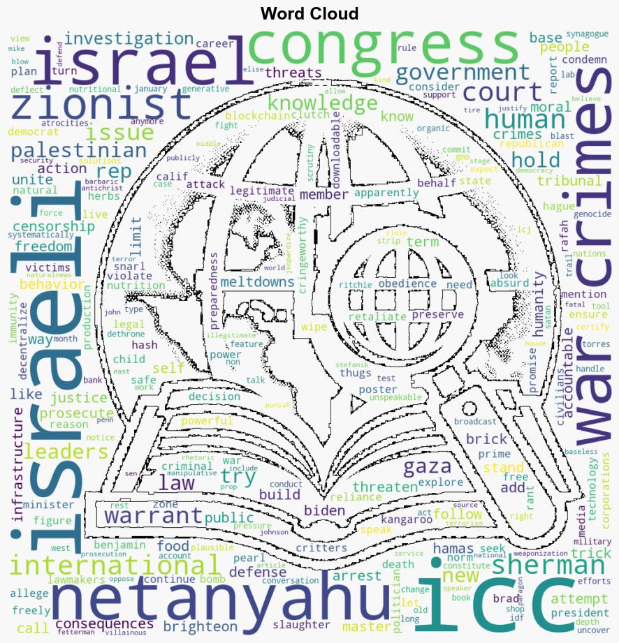 Like THUGS members of US Congress make threats against ICC if arrest warrants are issued against Netanyahu for Israeli war crimes - Naturalnews.com - Image 1