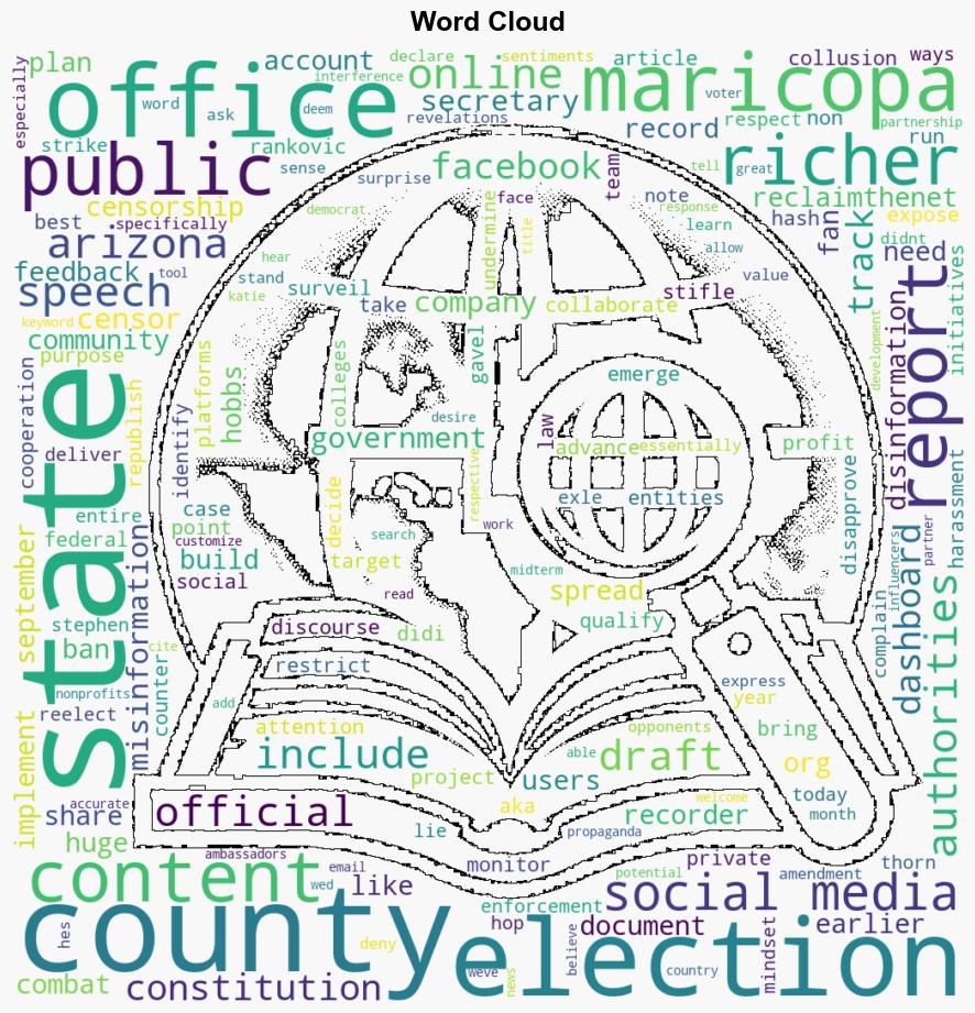 Maricopa County and Arizona state collaborate to surveil social media and censor misinformation - Naturalnews.com - Image 1