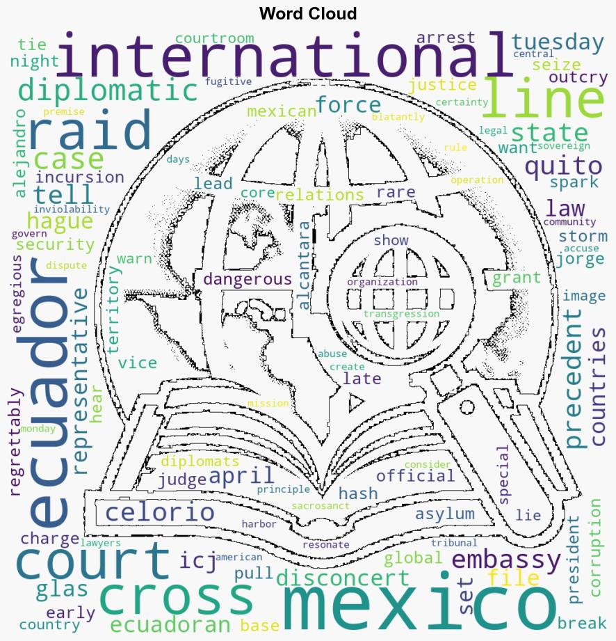 Mexico to open embassy raid case at top UN court - Hurriyet Daily News - Image 1