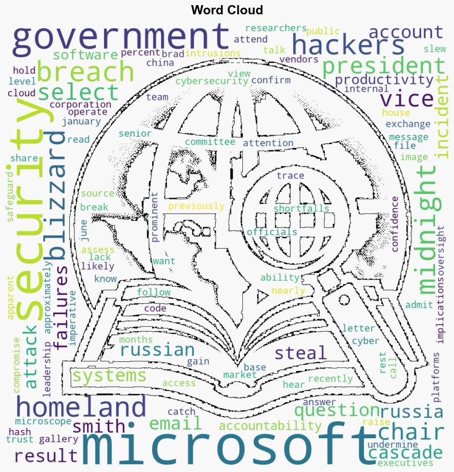 Microsoft to face Homeland Security over a cascade of security failings - TweakTown - Image 1