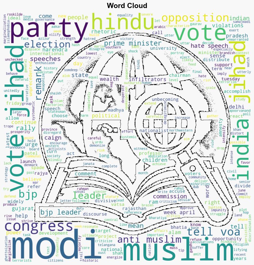 Modis antiMuslim Vote Jihad rhetoric faces severe criticism - Globalsecurity.org - Image 1