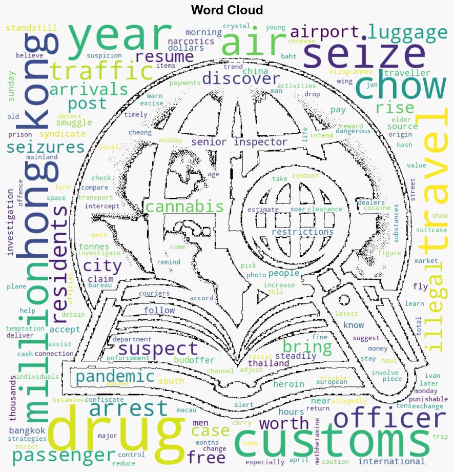 More drugs found on Hong Kong airport arrivals in first 4 months of year than during all of 2023 - Bangkok Post - Image 1