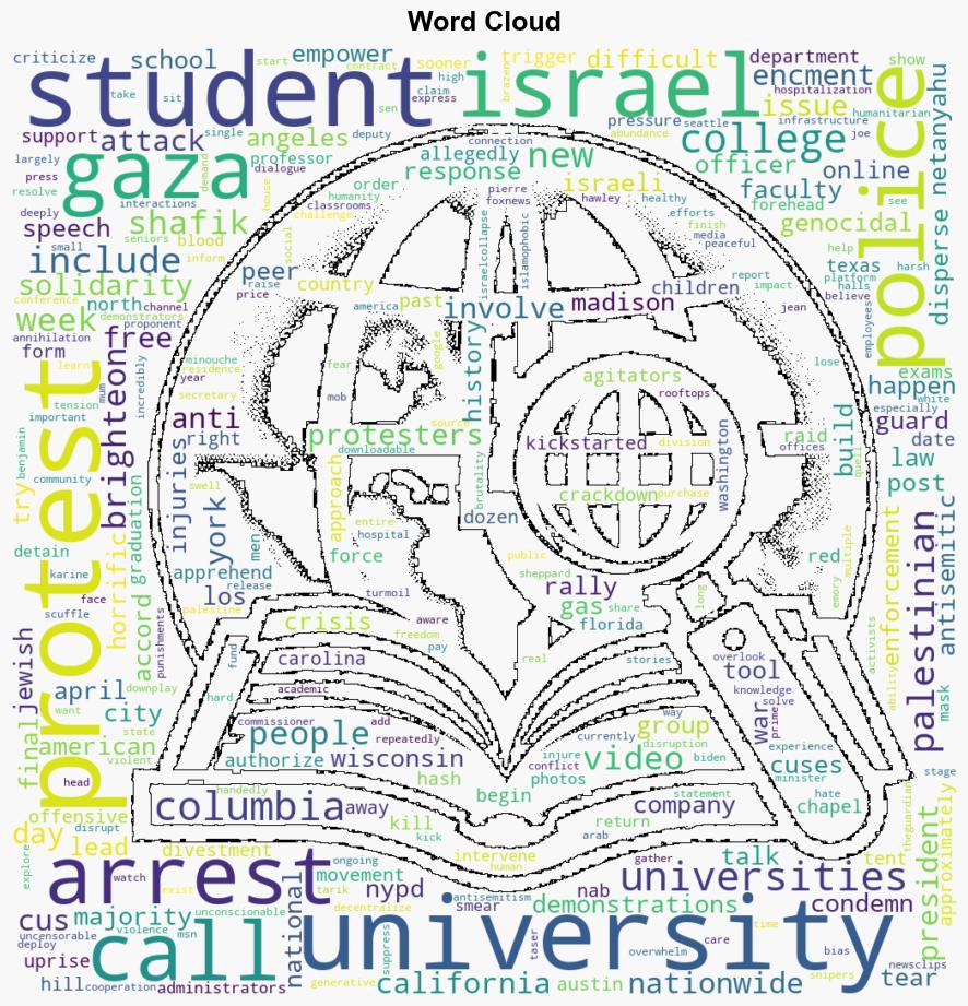 More than 2100 people arrested during Gaza solidarity protests at universities and colleges nationwide - Naturalnews.com - Image 1