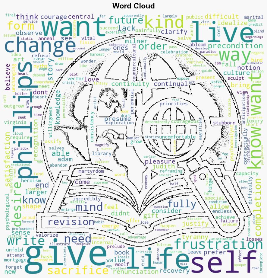 On Giving Up Adam Phillips on Knowing What You Want the Art of SelfRevision and the Courage to Change Your Mind - Themarginalian.org - Image 1