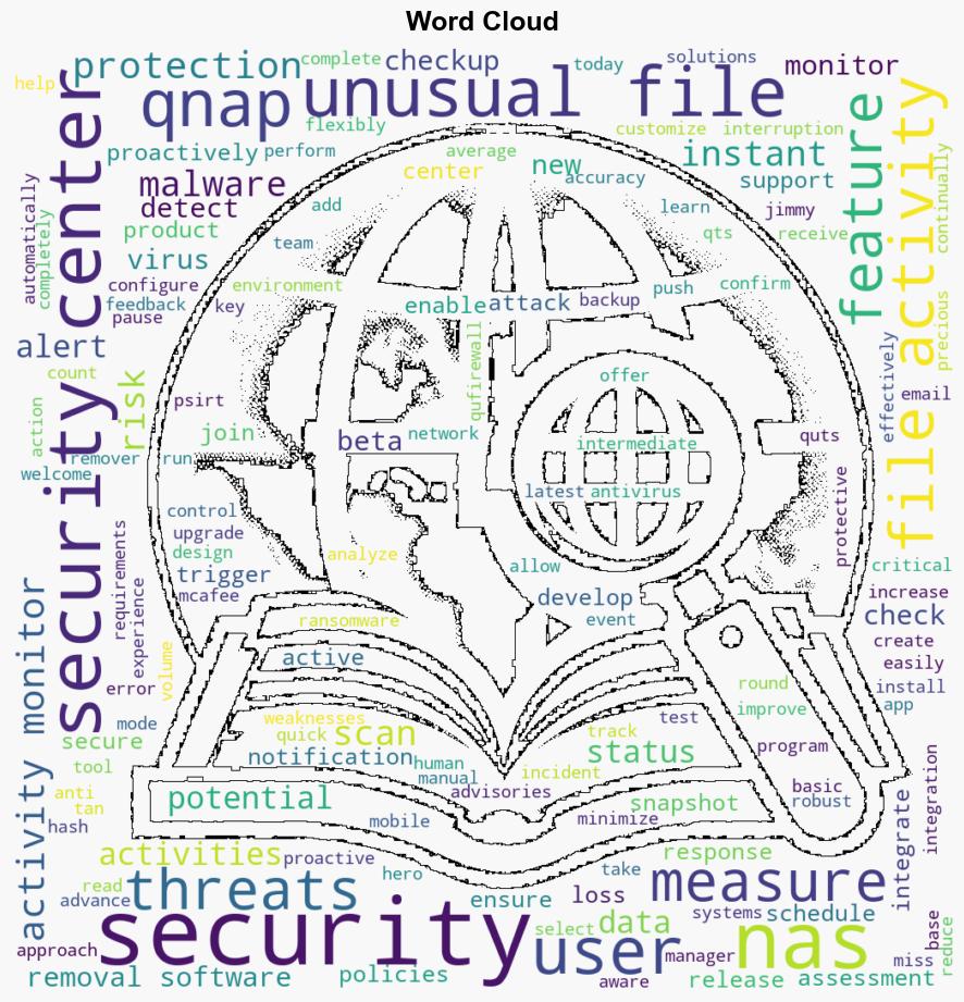 PR QNAP Releases Security Center Actively Monitoring NAS File Activity and Providing Security Measures to Enhance Data Security - Techpowerup.com - Image 1