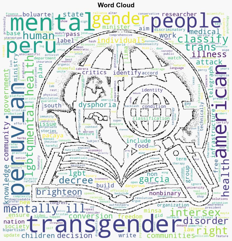 Peru passes law classifying people who identify as transgender nonbinary and intersex as mentally ill - Naturalnews.com - Image 1