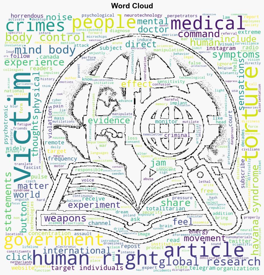 Resistance against Neuro Technological Torture We Are Being Tortured and Mutilated in a MindBody Control Concentration Camp 247 - Globalresearch.ca - Image 1