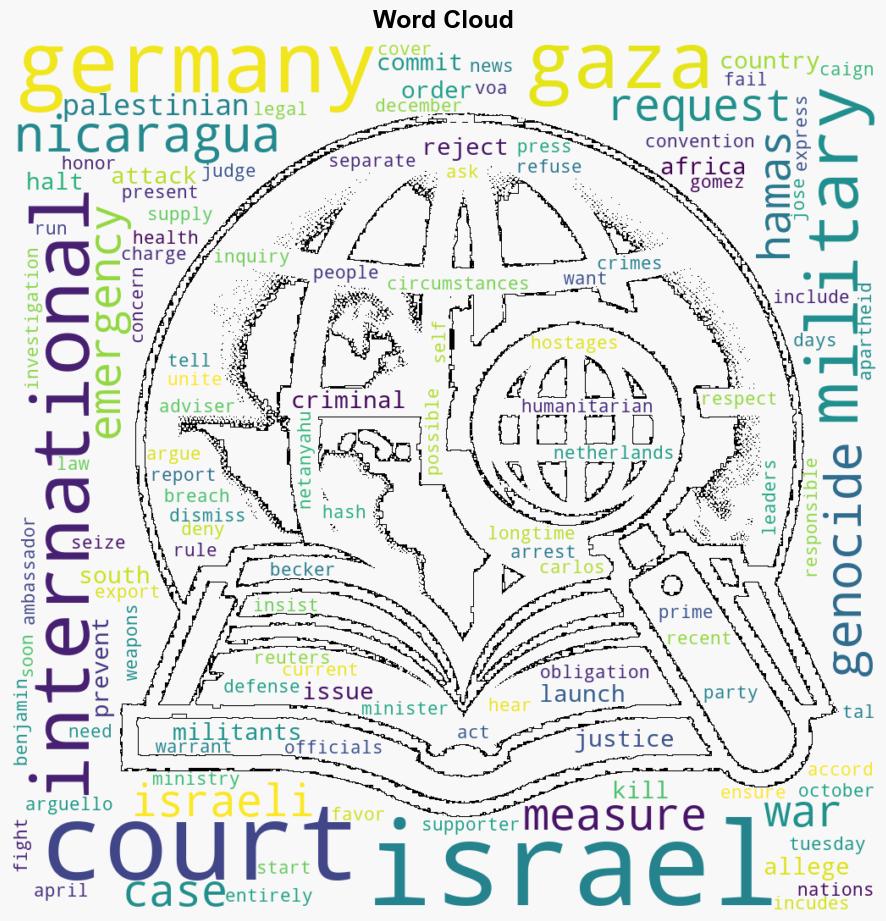 Top UN court refuses request for Germany to halt military aid to Israel - Globalsecurity.org - Image 1