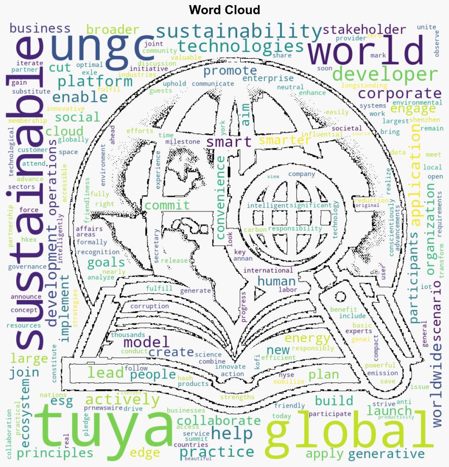 Tuya Smart Officially Joins the United Nations Global Compact - InvestorsObserver - Image 1