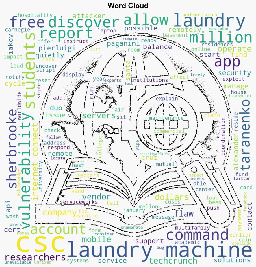 Two students uncovered a flaw that allows to use laundry machines for free - Securityaffairs.com - Image 1