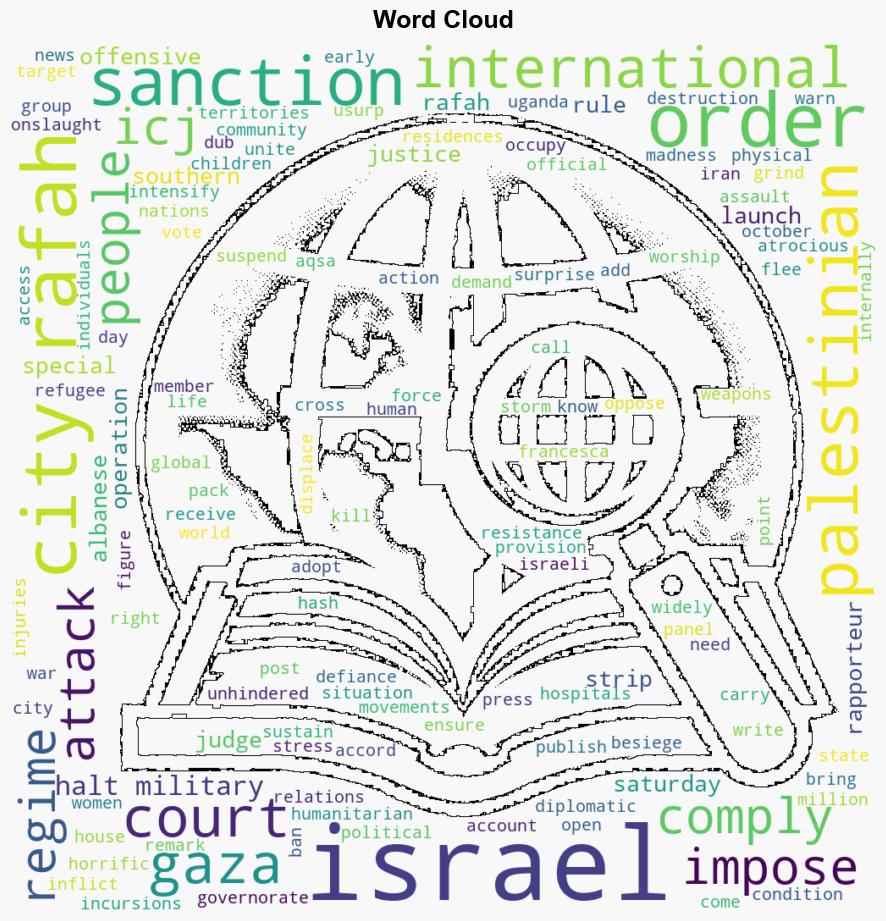 UN Special Rapporteur demands sanctions on Israel until it complies with ICJ ruling - Globalsecurity.org - Image 1