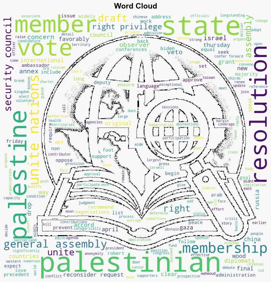 UN assembly approves resolution granting Palestine new rights and reviving its UN membership bid - Boston Herald - Image 1