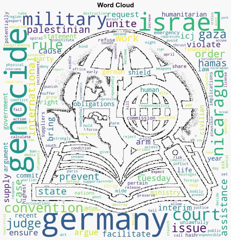 UNs top court issues interim ruling in case involving Germanys weapons sales to Israel - The Boston Globe - Image 1