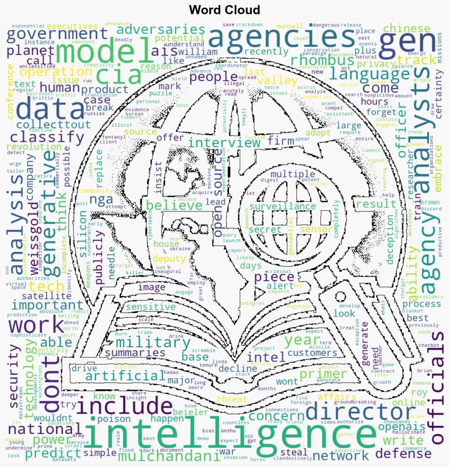 US Intelligence Agencies Embrace of Generative AI Is Wary and Urgent - Insurance Journal - Image 1