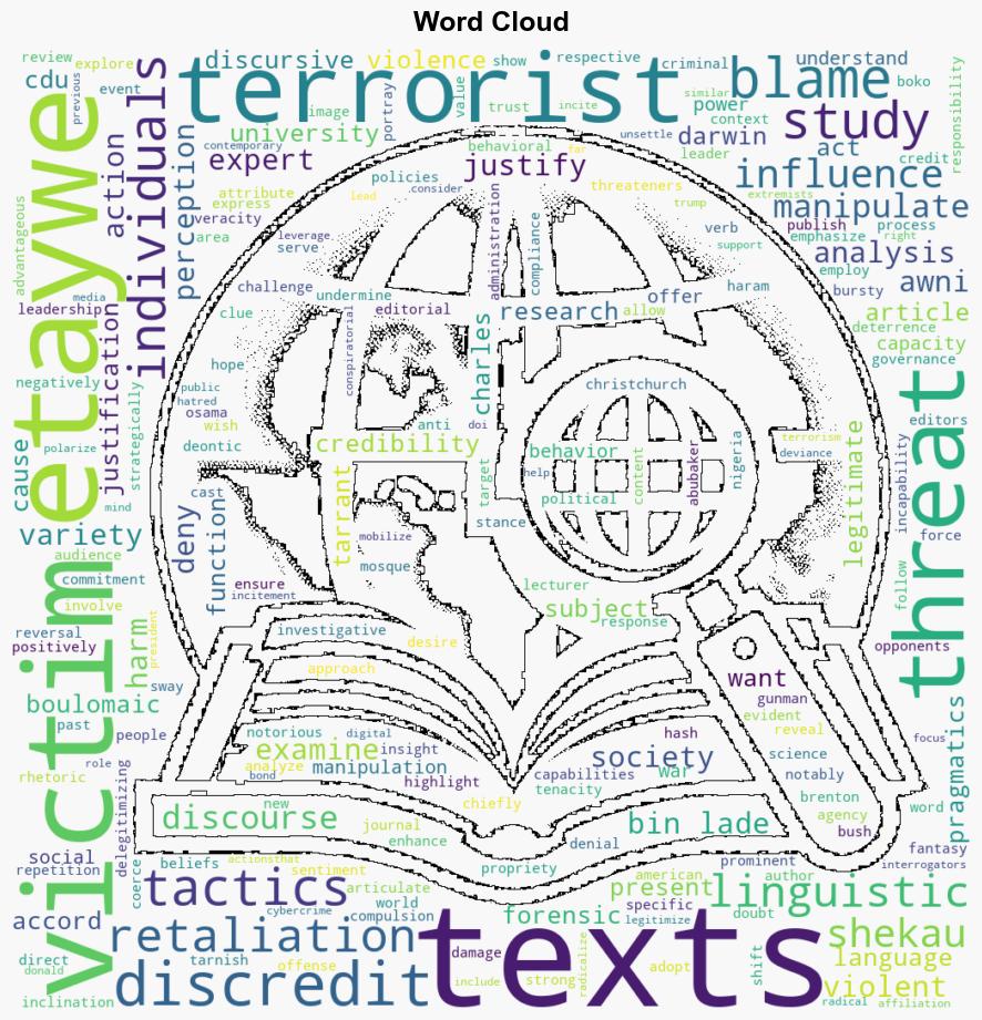 Victimblaming manipulation and denial How terrorists use language to justify violence - Phys.Org - Image 1