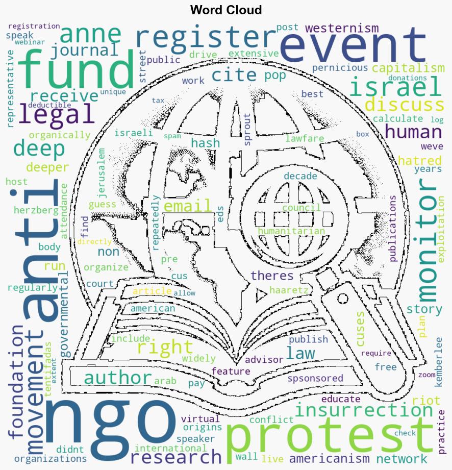 Who Is Funding AntiIsrael Campus Protests Online Event May 8 1230 pm ET - Legalinsurrection.com - Image 1