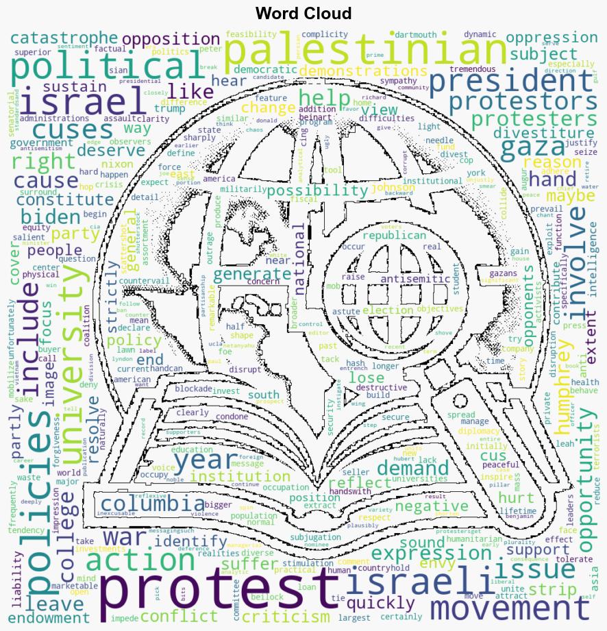 Why Campus Protests Will Not Help End the IsraeliPalestinian Tragedy - The National Interest - Image 1