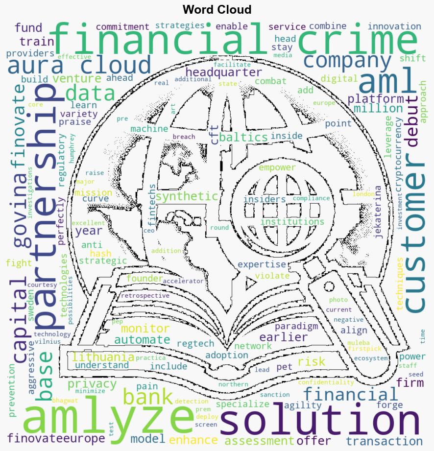 AMLYZE Teams Up with Aura Cloud to Enhance Financial Crime Fighting Tools - Finovate.com - Image 1