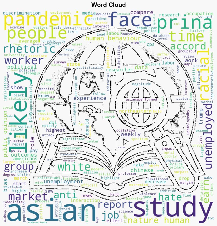 AntiAsian rhetoric during the pandemic negatively impacted employment and earnings new research finds - Phys.Org - Image 1