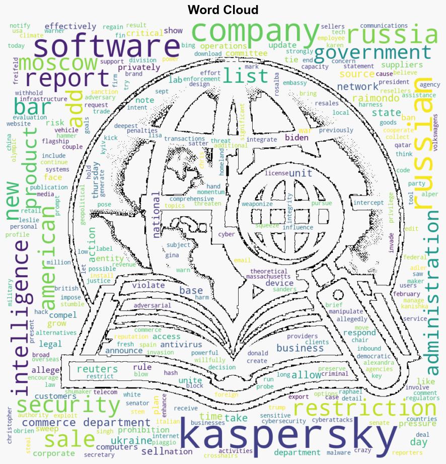 Biden Bans US Sales of Kaspersky Software Over Russia Ties - Insurance Journal - Image 1