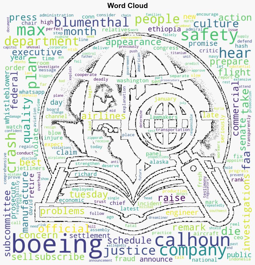 Boeing CEO David Calhoun scheduled to field questions about plane safety from US senators - The Times of India - Image 1