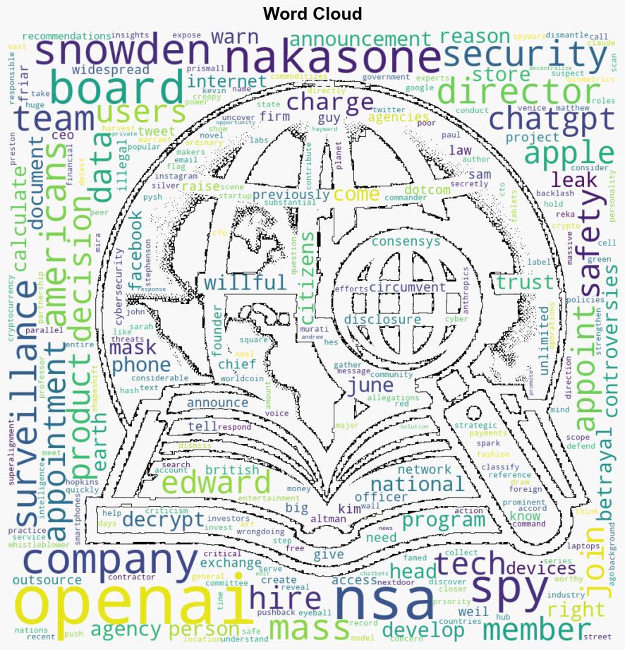 Calculated Betrayal Snowden Slams OpenAI Over NSA Ties - Decrypt - Image 1