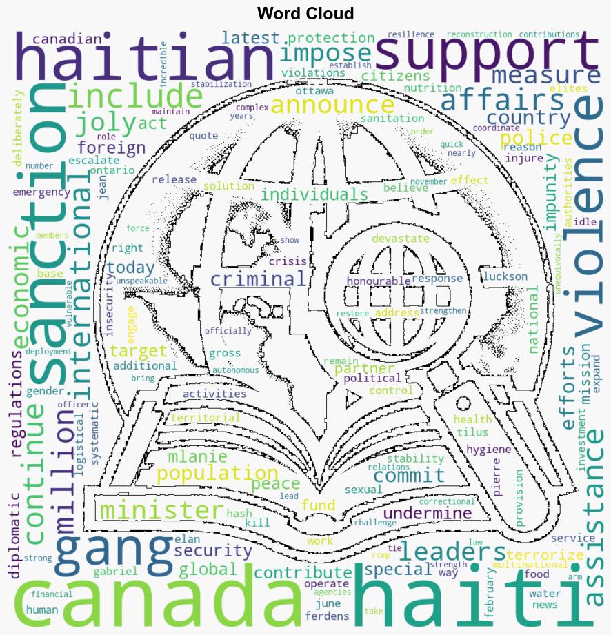 Canada imposes sanctions against Haitian gang leaders - Globalsecurity.org - Image 1