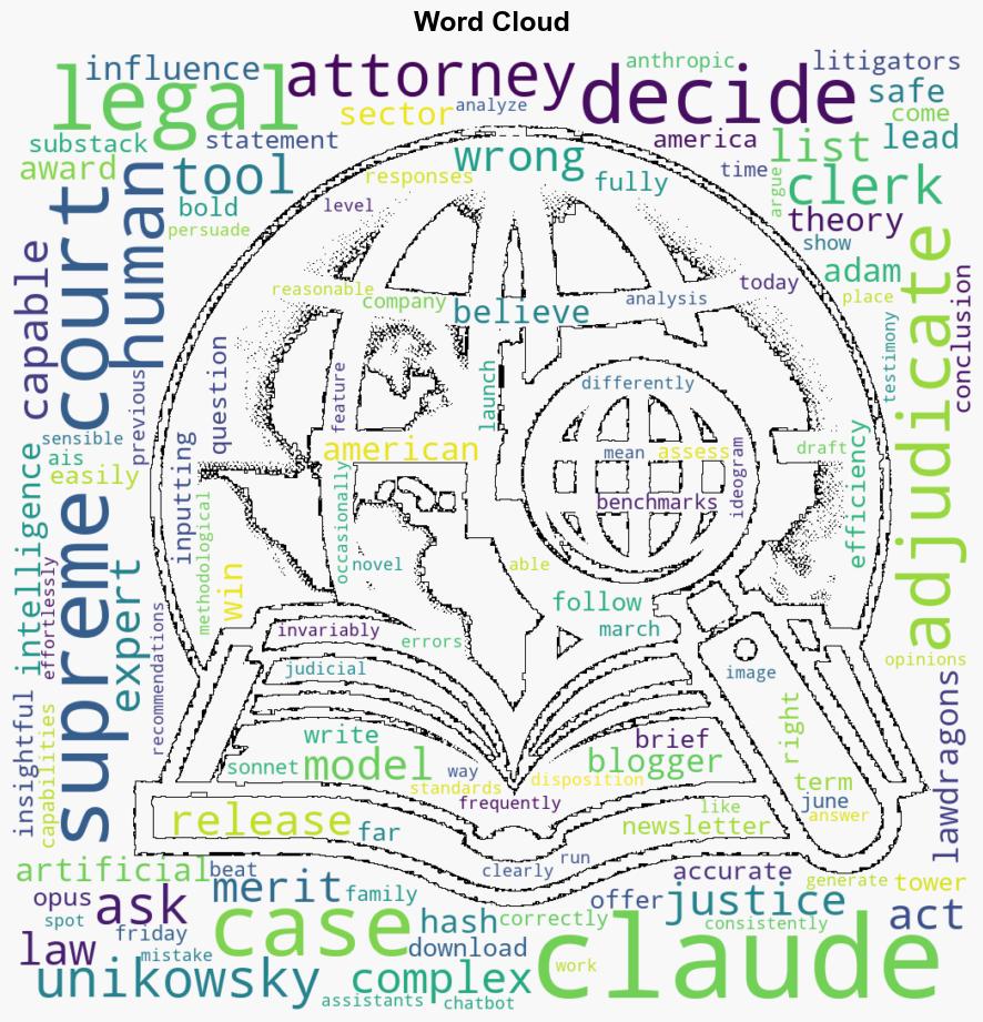 Claude AI is fully capable of acting as a Supreme Court Justice - ReadWrite - Image 1