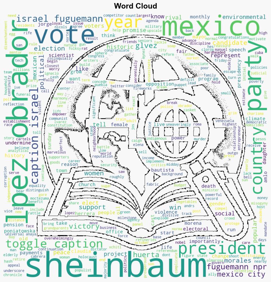 Claudia Sheinbaum elected Mexicos first female President by a landslide - NPR - Image 1