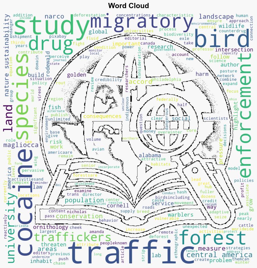 Cocaine trafficking threatens critical bird habitats new study shows - Phys.Org - Image 1