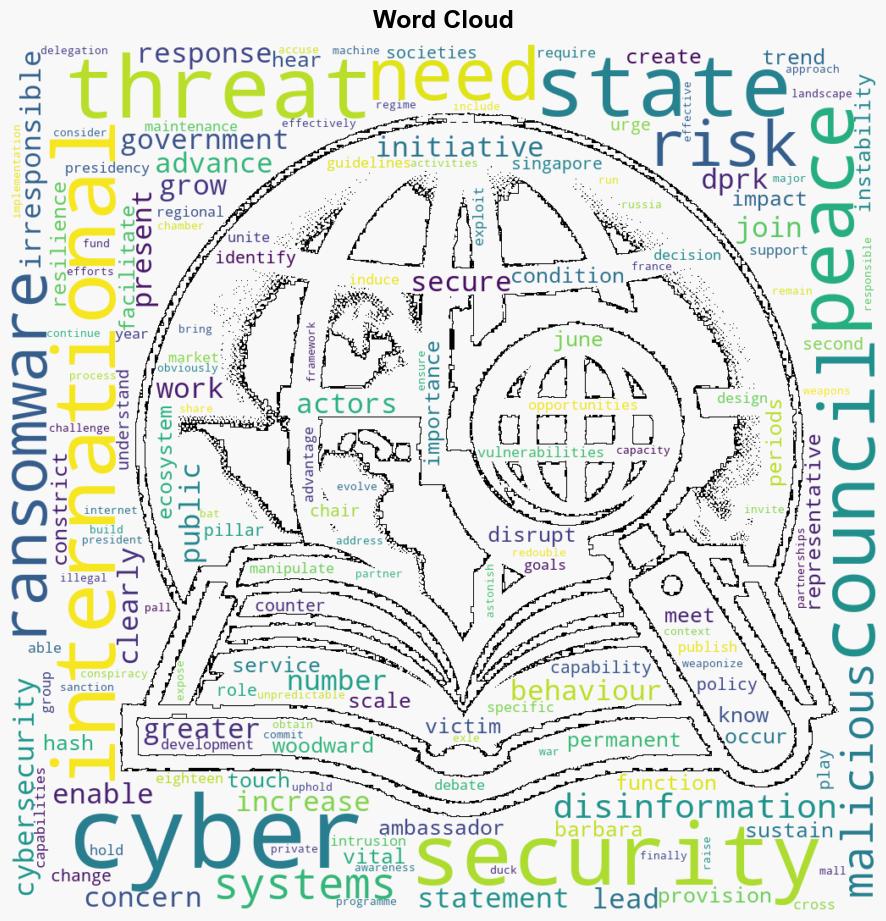 Cyber threats will present an ever greater number of risks to international peace and security UK statement at the UN Security Council - Globalsecurity.org - Image 1