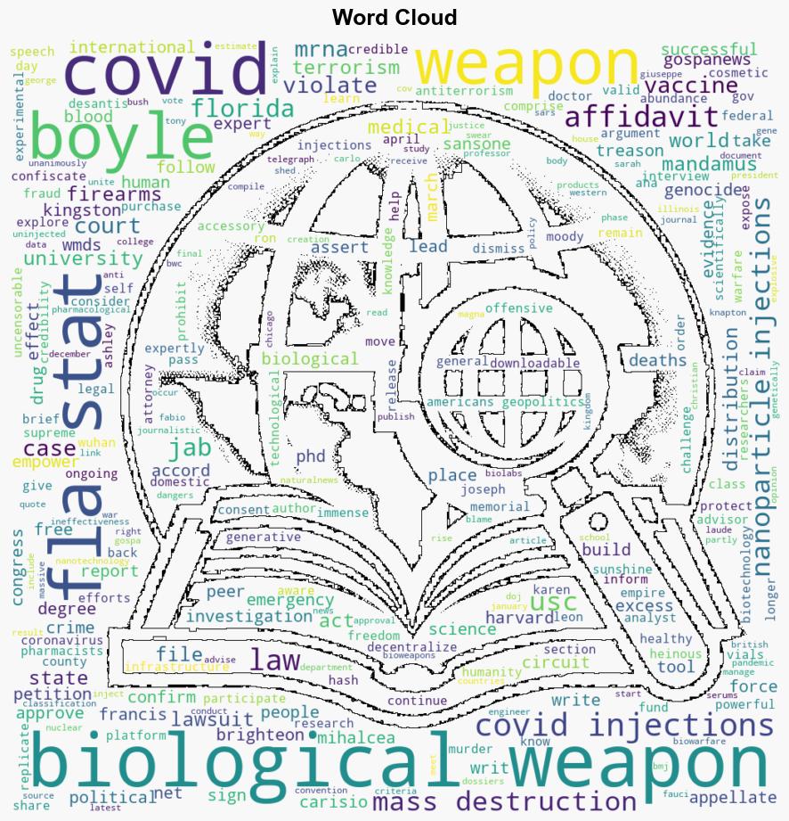 Dr Francis Boyle author of 1989 Biological Weapons and Antiterrorism Act releases affidavit confirming COVID vaccines are biological weapons of mass destruction WMDs - Naturalnews.com - Image 1