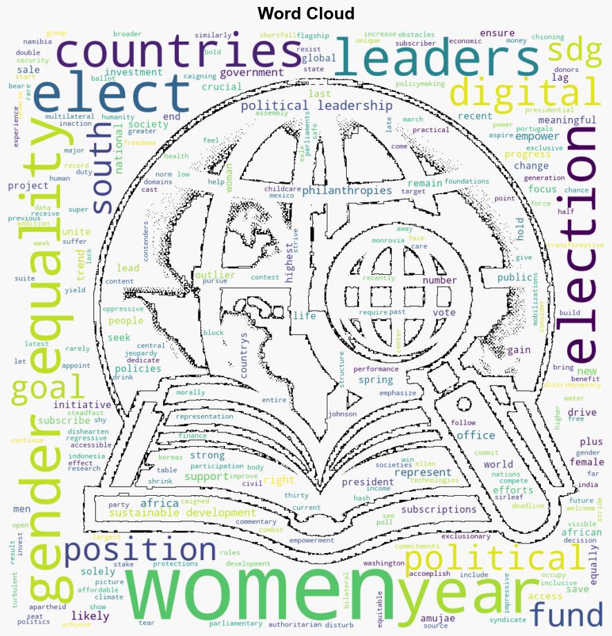 During this Super Election Year More Women Are Needed at the Top - Project Syndicate - Image 1