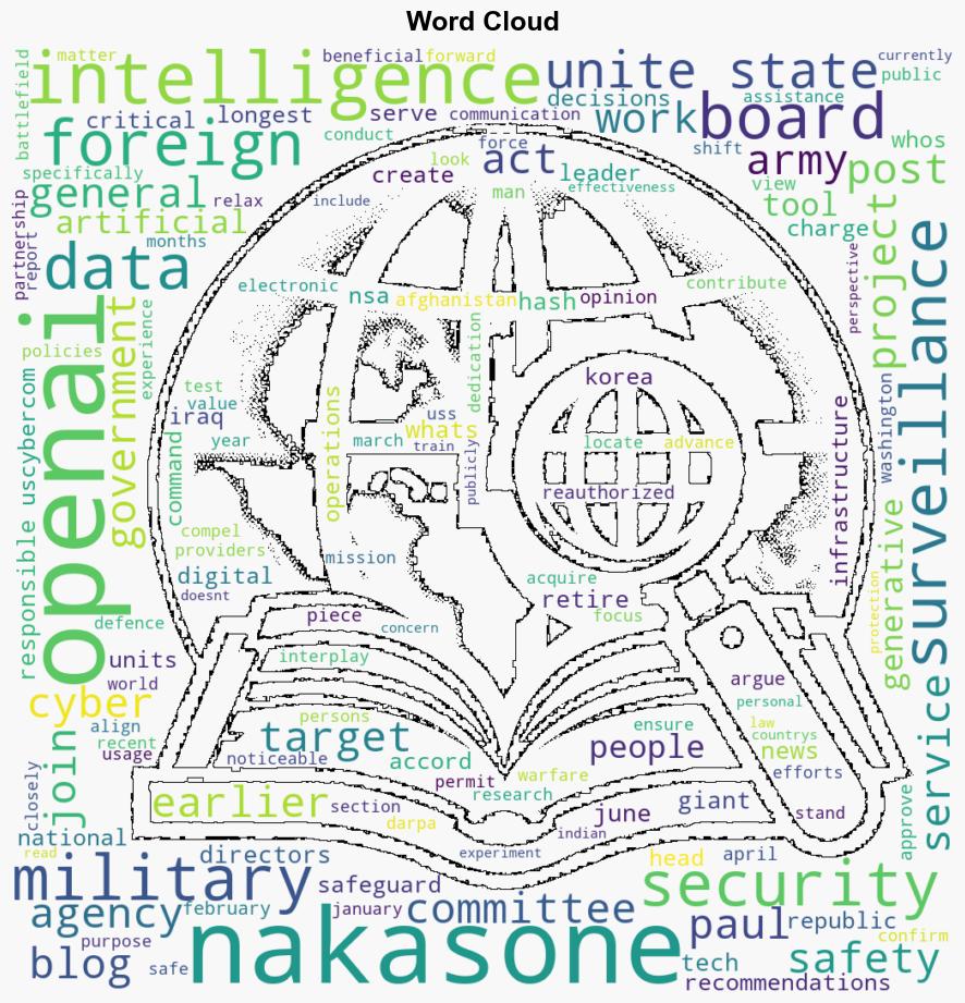 Former US NSA Chief Paul Nakasone Now on OpenAIs Safety Committee - MediaNama.com - Image 1