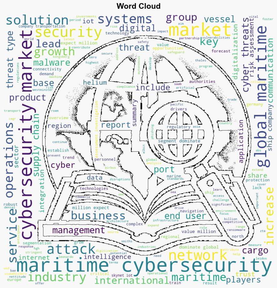 Global Maritime Cybersecurity Market Analysis to 2033 Featuring SAAB Thales Leonardo Airbus BAE Systems Terma Kongsberg Digital Nettitude Leidos ARES Security Corporation and HGH - GlobeNewswire - Image 1