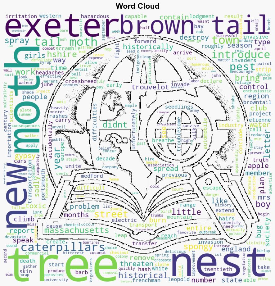 Historically Speaking The moth invasion that threatened Exeters trees - Seacoastonline.com - Image 1