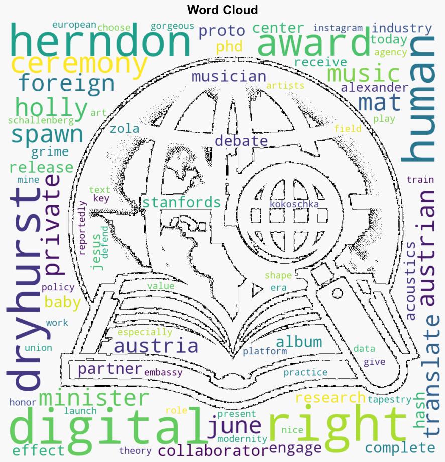 Holly Herndon Mat Dryhurst Receive Austrias First Digital Human Rights Award - Stereogum - Image 1